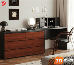 Dressing Table Skp Files 